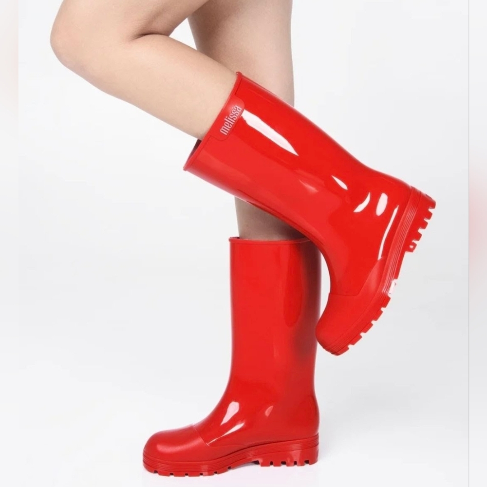 Melissa Women's Red Rain Boots
